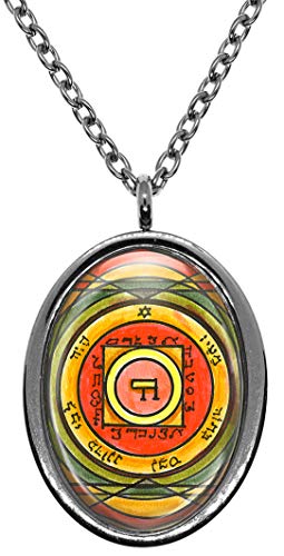 My Altar Solomons 5th Pentacle of Venus for Love & Attraction in Another Silver Stainless Steel Pendant Necklace