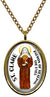 My Altar Saint Clare Gold Stainless Steel Pendant Necklace