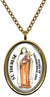 My Altar Saint Therese Patron of Unconditional Love Gold Stainless Steel Pendant Necklace