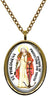 My Altar Saint Philomena Patron of Protecting The Youth Gold Stainless Steel Pendant Necklace