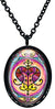 My Altar Erzulie Freda Veve for Voodoo Love Magick Stainless Steel Pendant Necklace