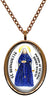 My Altar Saint Bernadette Rose Gold Stainless Steel Pendant Necklace
