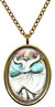 Rumi Sufi Spiritual Mastery Gold Stainless Steel Pendant Necklace