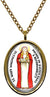 Saint Mary Magdalene Patron of Easter Eggs & Reformability Gold Stainless Steel Pendant Necklace