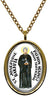 My Altar Saint Josephine Bakhita Patron Against Human Trafficking Gold Stainless Steel Pendant Necklace