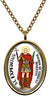 My Altar Saint Expeditus Patron Saint of Urgent Requests Gold Stainless Steel Pendant Necklace
