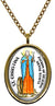 My Altar Saint Christina Patron for Mental Illness Gold Stainless Steel Pendant Necklace