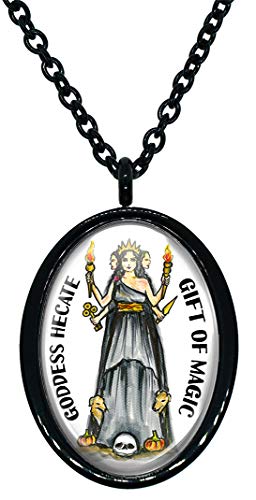 Goddess Hecate for Magic and Manifestation Stainless Steel Pendant Necklace