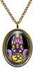 My Altar Ohm Aum Enlightenment Manifestation Hamsa Gold Stainless Steel Pendant Necklace