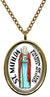 Saint Matilda Patron of The Falsely Accused Gold Stainless Steel Pendant Necklace