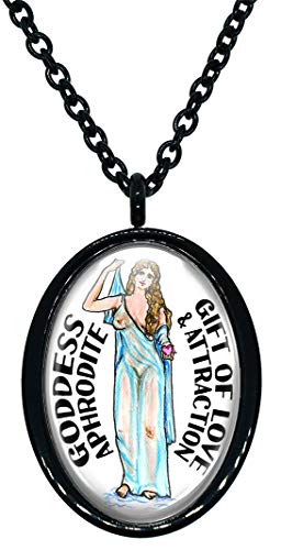My Altar Goddess Aphrodite Gift of Love & Attraction Stainless Steel Pendant Necklace