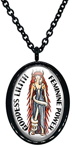 My Altar Goddess Lilith for Feminine Power Stainless Steel Pendant Necklace