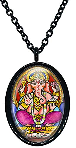 My Altar Lord Ganesh for Manifesting & Transforming Karma Stainless Steel Pendant Necklace