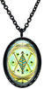 My Altar Ayizan Veve for Voodoo Wealth & Success Magick Stainless Steel Pendant Necklace