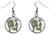 Wild Black Boar Silver Hypoallergenic Stainless Steel Earrings