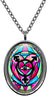 My Altar Transgender Love Spiritual Eye of God Symbol LGBT Stainless Steel Pendant Necklace