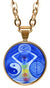 Manifestation & Healing Power 5/8" Mini Stainless Steel Rose Gold Pendant Necklace