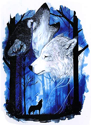 Wolf Mates Large 5 1/2" x 7 1/2" Temporary Tattoos 2 Sheets