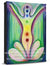 Chakra Lotus Green Light Enlightenment Print Gallery Wrapped Canvas