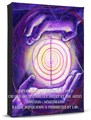 Choku Rei Reiki Energy Healer Light Worker Print Gallery Wrapped Canvas