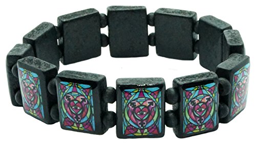My Altar Transgender Love Black Wood Stretch Bracelet