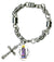 My Altar St Lawrence for Chefs & Cross Stainless Steel 7" to 8" Bracelet