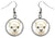 Alpaca Silver Hypoallergenic Stainless Steel Earrings
