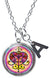 My Altar Erzulie Freda Love Magic Miracles Voodoo & Initial Charm Steel 24" Necklace