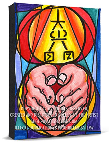 Dai Ko Myo Reiki Master Healing Hands Print Gallery Wrapped Canvas