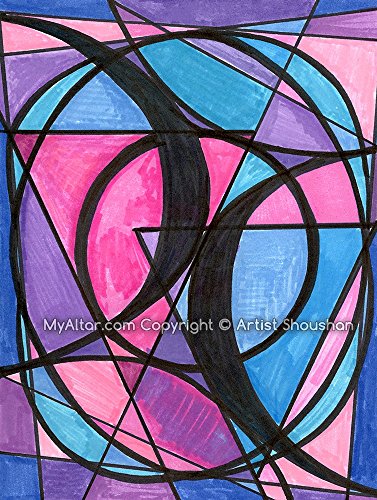 Bisexual Love Symbol 11" x 14" Art Print