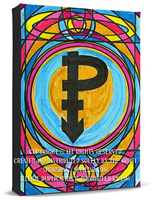 Pansexuality Androgynous Intersex Transsexual Print Gallery Wrapped Canvas