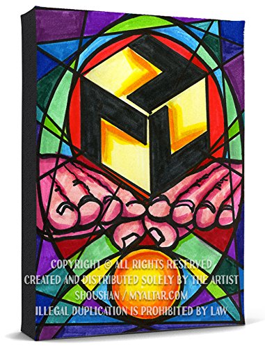 Antahkarana Gateway to Heaven Reiki Healing Print Gallery Wrapped Canvas