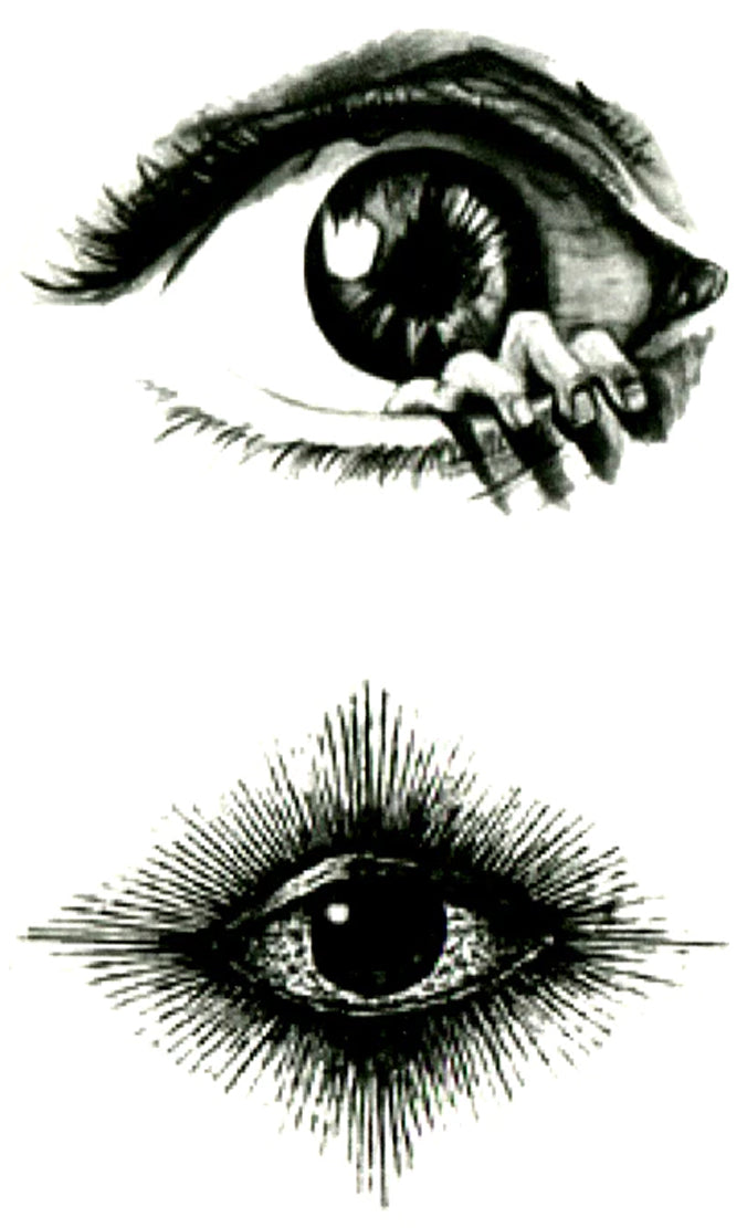Eyes Mystical Sci Fi Fantasy Waterproof Temporary Tattoos 2 Sheets