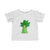 Whimsical Cute Happy Broccoli Infant Fine Jersey Tee