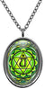 Choose Your Chakra Symbol Pendant Necklace in Choice of Gold, Rose, Silver and Black Stainless Steel