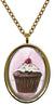 My Altar Chocolate Cupcake Stainless Steel Pendant Necklace