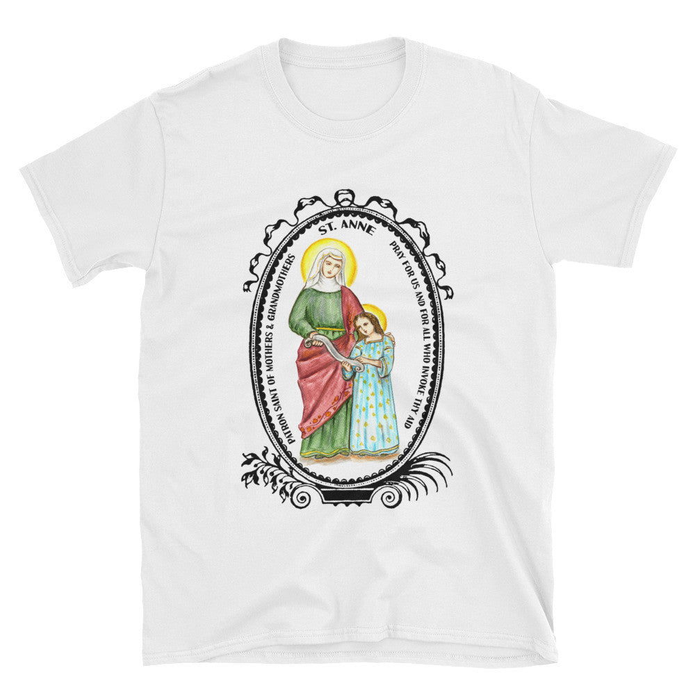 St Anne Mother of Mary Patron of Moms & Grandmothers T-Shirt
