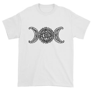 Paisley Henna Triple Moon Goddess Eye Unisex T-shirt