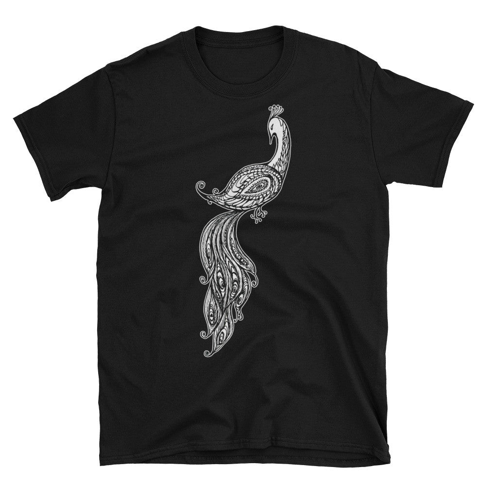 Paisley Henna Peacock Unisex T-Shirt