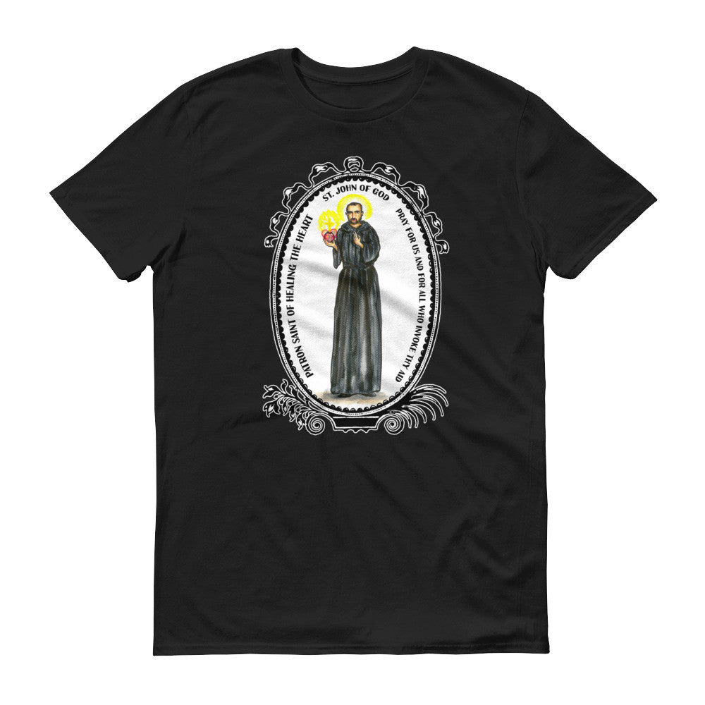 St John of God Patron of Healing the Heart Unisex T-shirt