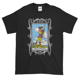 Page of Swords Tarot Card Adult Unisex T-shirt