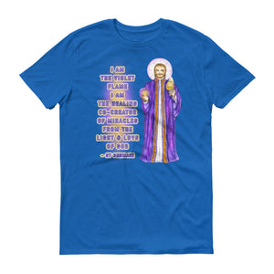 I AM the Violet Flame Love Light Miracles St Germain Adult Unisex T-shirt