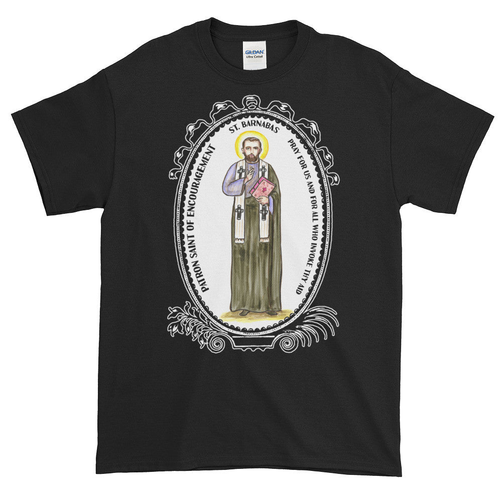 St Barnabas Patron Encouragement Adult Unisex T-shirt