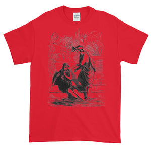 Prince Charming Rescues Beautiful Maiden Whimsical Victorian Vintage T-shirt