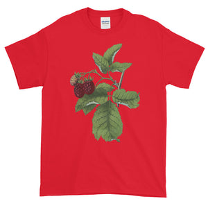 Raspberry Patch Plant Adult Unisex T-shirt