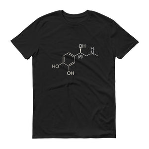 Adrenaline Chemical Structure Unisex T-shirt