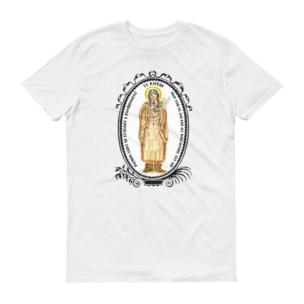 St Kateri Patron of Ecology & Environment Unisex T-shirt