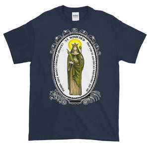 Saint Winifred Patron of Unwanted Advances T-Shirt