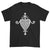 Erzulie Dantor Veve for Protection Unisex Black T-shirt