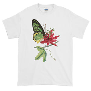 Birdwing Butterfly on Flower Adult Unisex T-shirt